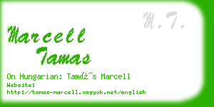 marcell tamas business card